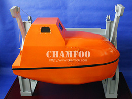 1:10 封闭艇模型|搭配救生艇支架模型