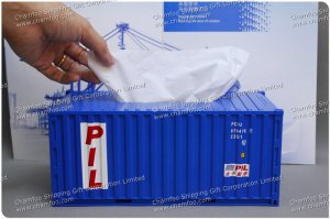 1:25 PIL太平货柜集装箱模型抽纸盒